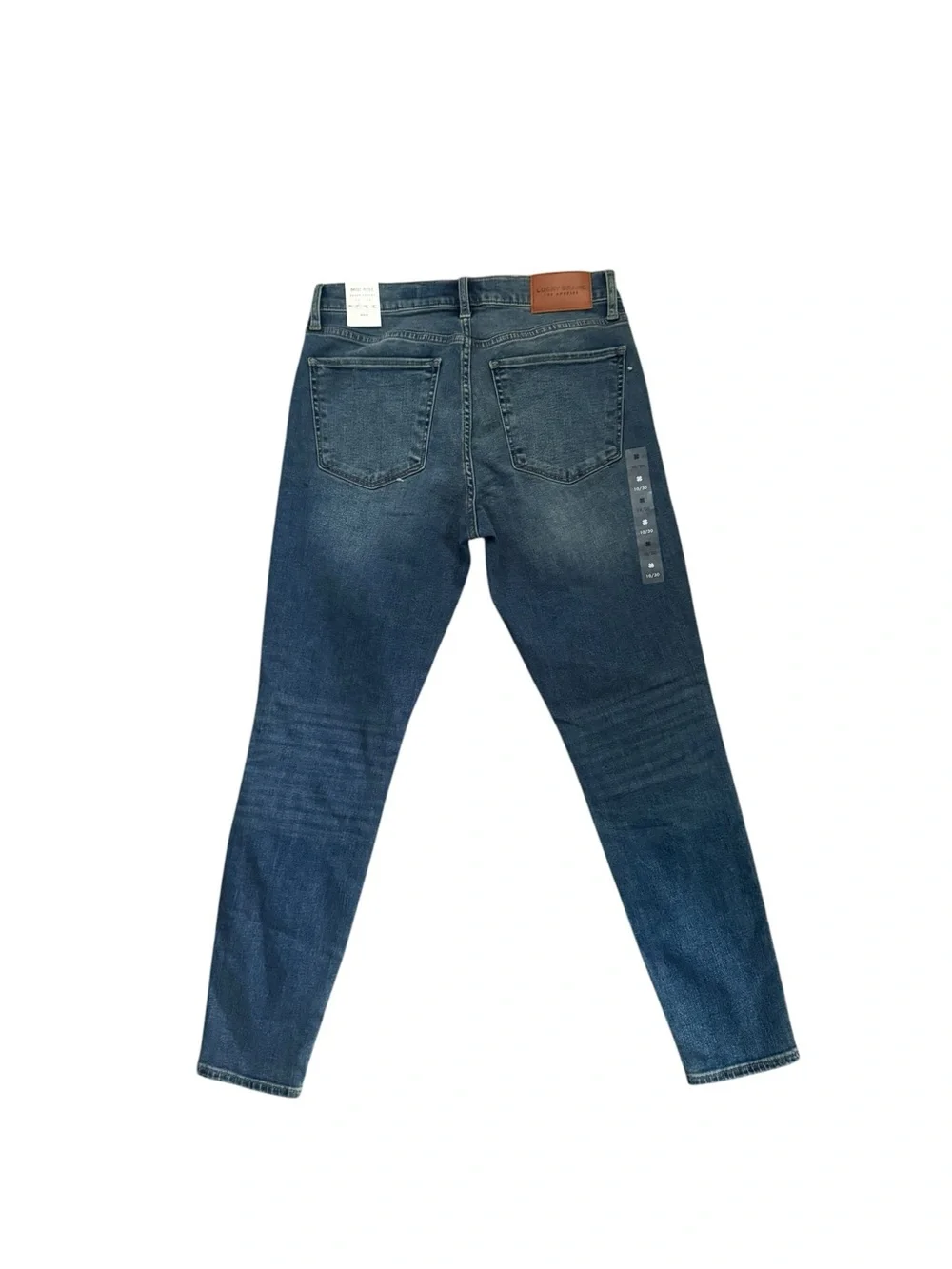 NWT Lucky brand Ava Mid Rise Super Skinny Jeans - Blue
